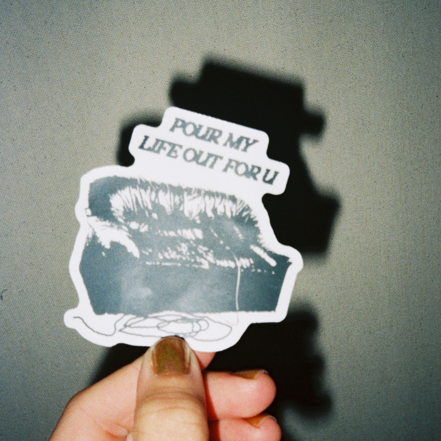 FOR U couch sticker
