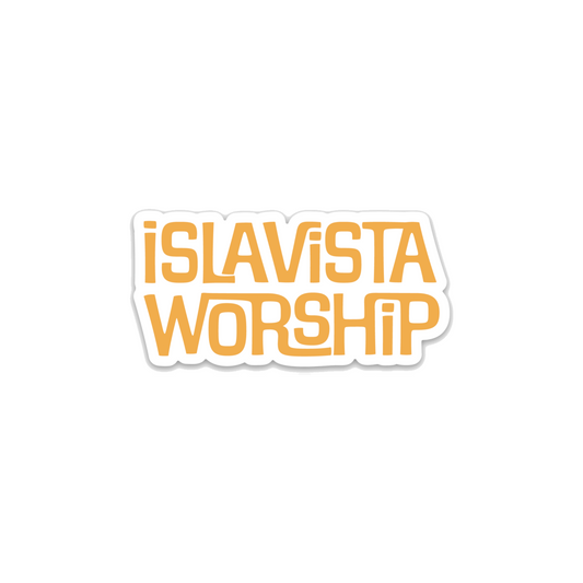 isla vista worship logo sticker
